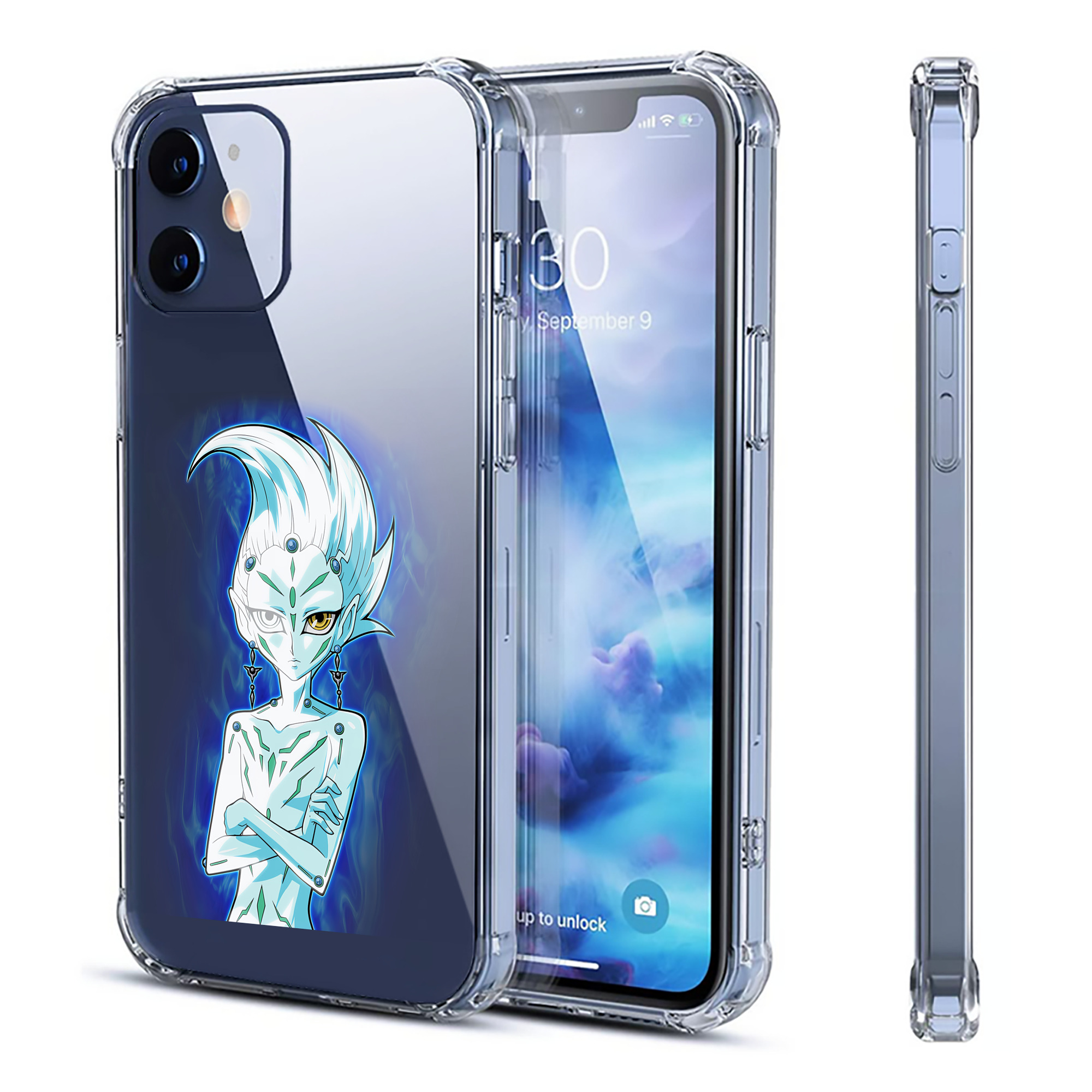 （画像用） 遊☆戯☆王 Yu-Gi-Oh! 【iPhone 12シリーズ対応】透明スマホケース（クリアソフトケース）